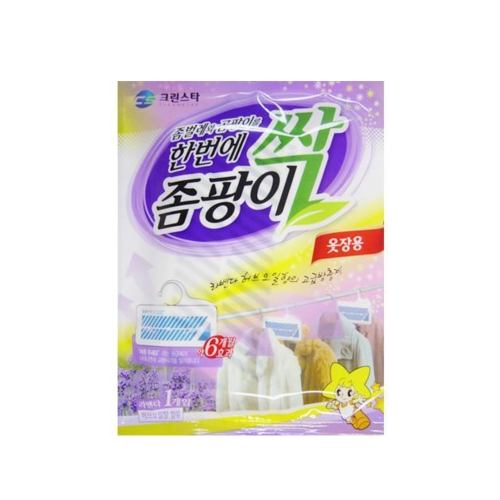 씨엔씨 크린스타 좀팡이싹 옷장용 라벤더향 1입 x10개 10개