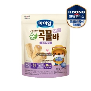  아이얌 구워만든 순곡물바 미니 블루베리 50g [1개]