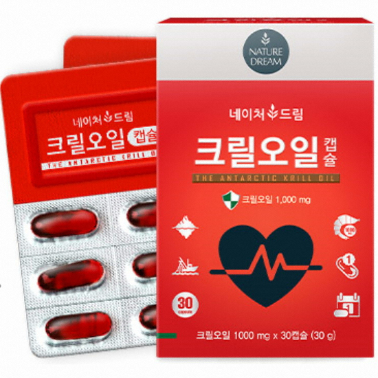 네이처드림  크릴오일 30캡슐 (1개)