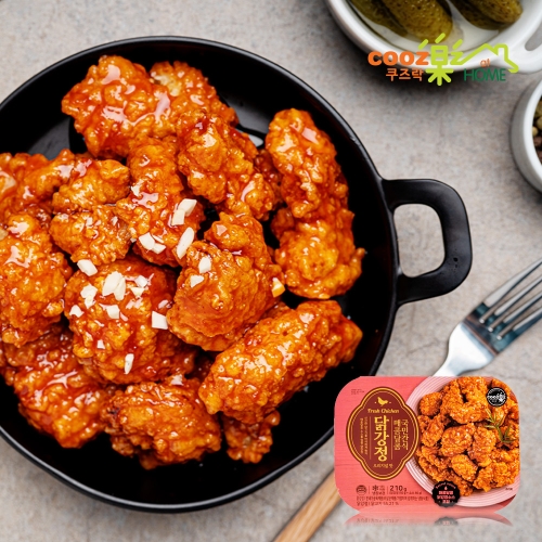 쿠즈락앳홈 매콤달콤 닭강정 210g (2개)_이미지