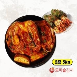 도미솔식품 도미솔김치 포기김치 4kg+파김치 1kg이미지입니다. 누르면 해당 게시물로 새창이동합니다.
