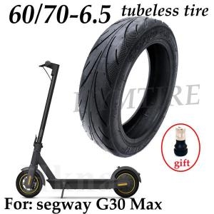 나인봇  607065 Xiaomi Segway MAX G30G30LP 전기 스쿠터 용 튜브리스 타이어 10 인치 전면 및 후면 휠 진