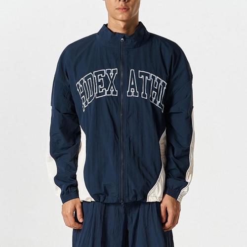 에이치덱스 애슬레틱 컬러 블럭 자켓 H253UOLJK150NV_이미지