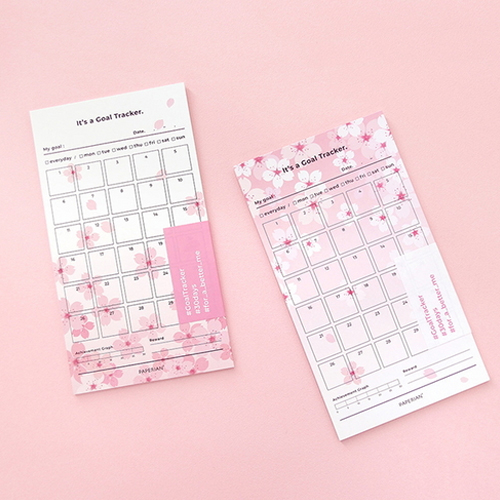 Goal Tracker 30days 벚꽃에디션