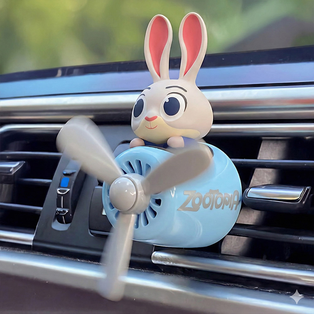 주토피아 비행기 주디 차량용 방향제