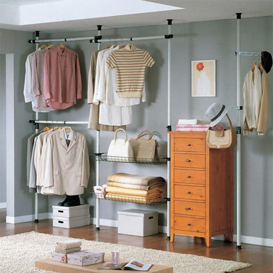 심텍 하우스데이 폴 3단 선반 행거_이미지