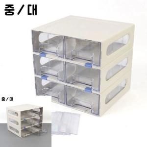  의무실 병원 약 수납 6단 멀티박스 플라스틱 보관함 W86BE60