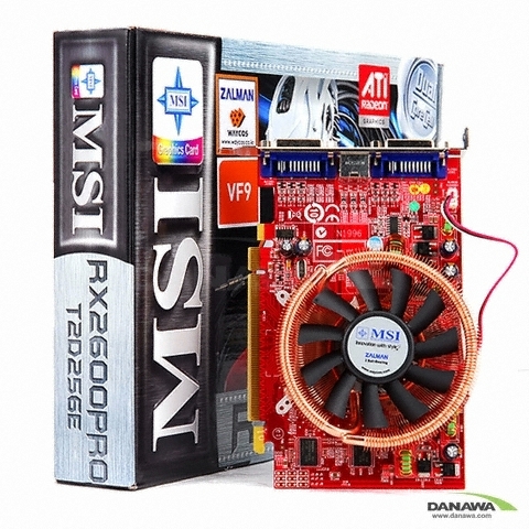 MSI �󵥿� HD 2600Pro RX2600PRO-T2D256E 256MB VF9