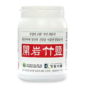 개암식품 9회 죽염 알갱이 1kg (1개)