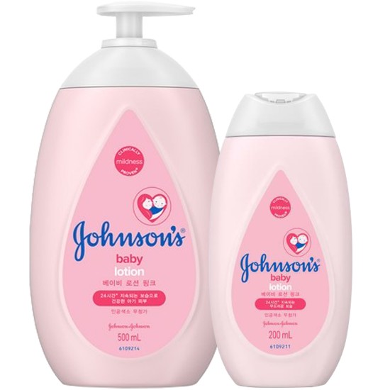 존슨즈베이비 핑크 로션 500ml + 핑크 로션 200ml이미지입니다. 누르면 해당 게시물로 새창이동합니다.