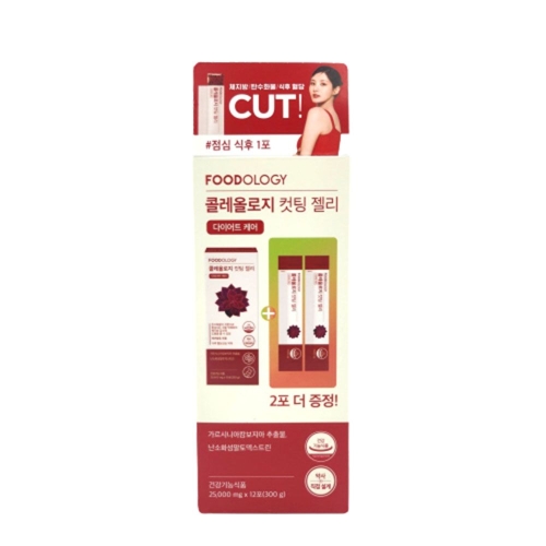 푸드올로지 콜레올로지 컷팅 젤리 25000mg 12포 (1개)_이미지
