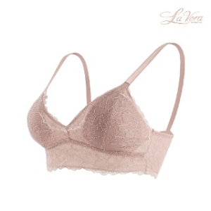 라보라 시크릿 레이스 브라렛 브라운 OLWB1A101P BR 100 여성 와이어리스 와이어 브라 팬티 브라렛 인견 런닝 언더웨어 특집_이미지