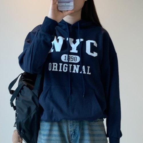 폴앤폴 NYC1988 오버핏 후드티 5컬러