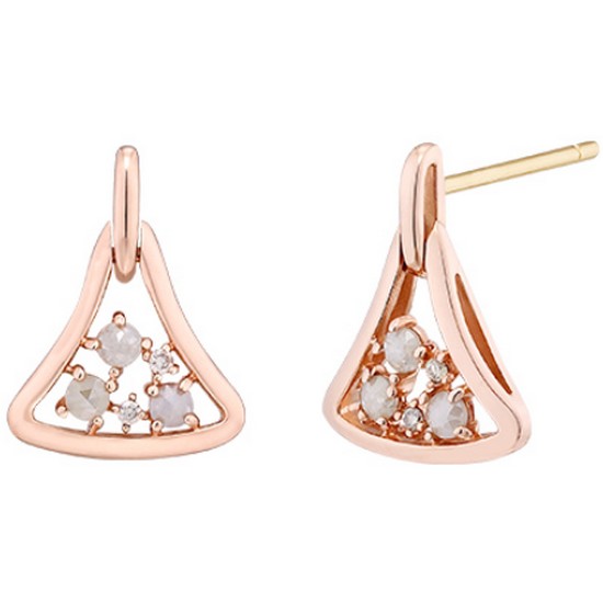 다이아미 다이아미 Lucky Bell 14K골드 다이아귀걸이 UGDE0881AUA_이미지