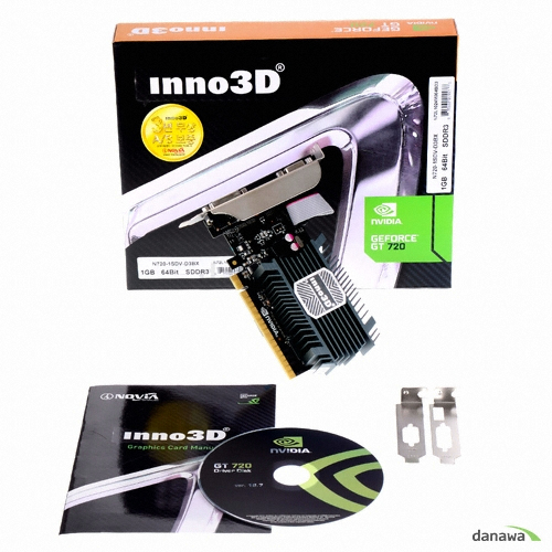 INNO3D 지포스 GT720 D3 1GB LP 무소음_이미지