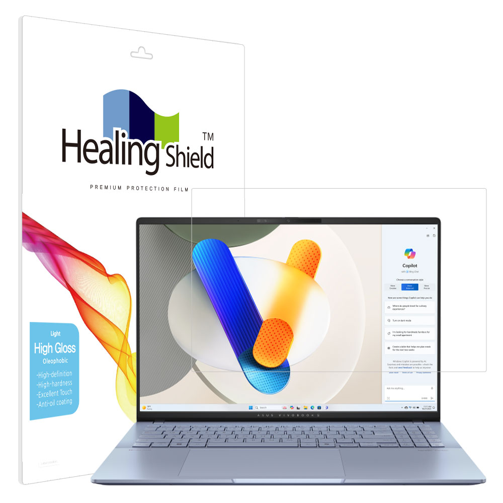 ASUS 비보북 S 16 OLED S5606 올레포빅 Light 액정보호필름