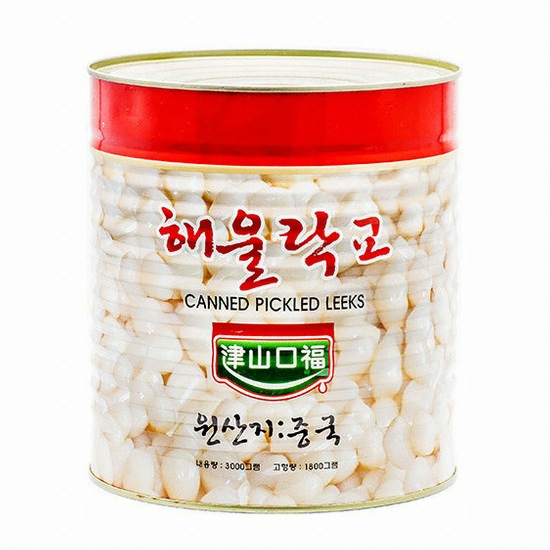 삼도식품 해울락교 SSS 3kg /캔 원터치 한박스 3kg 6ea_이미지