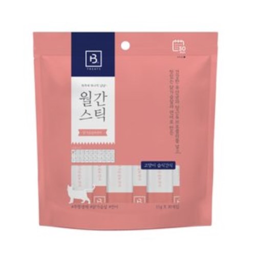 브리더랩 캣 월간스틱 닭가슴살&연어 330g (11g x 30p)