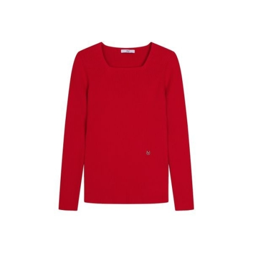 스퀘어넥 니트 풀오버-LC42KP200