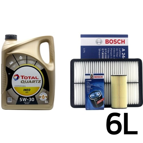 토탈 쿼츠 이네오넥스 5W30 6L + 보쉬필터 볼보 V40 크로스컨트리 가솔린_이미지