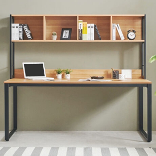 e스마트 스틸 전면 책장형 책상세트 (1800x600)_이미지
