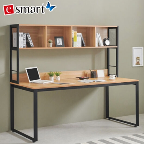 e스마트 스틸 전면 책장형 책상세트 (1800x600)_이미지