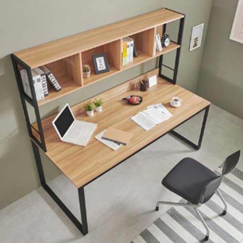 e스마트 스틸 전면 책장형 책상세트 (1800x600)_이미지