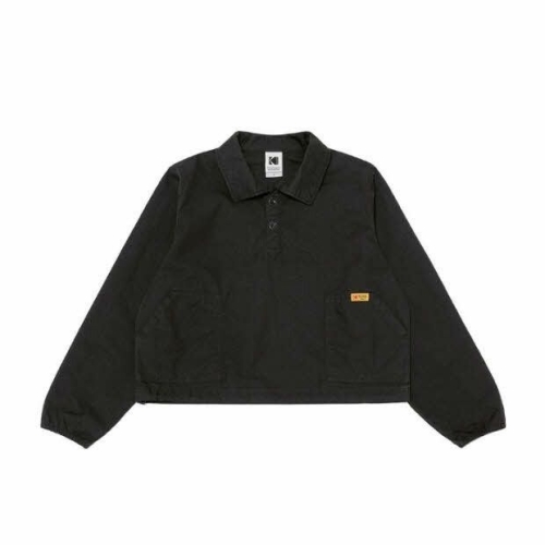 자켓 EQJ K5122LWTC1BLK 메일러 가먼트워싱 카라형 아노락 우먼 BLACK