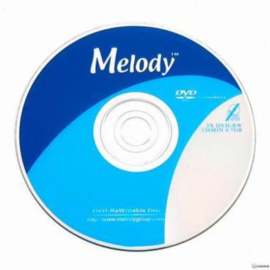 멜로디 DVD-RW 4.7GB 2x 케익 10장_이미지