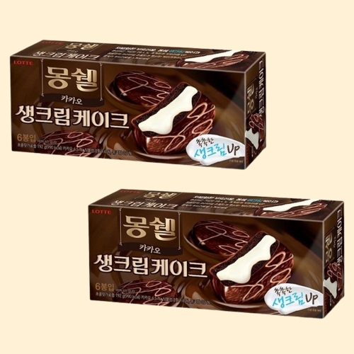 롯데제과 몽쉘 카카오케이크 192g (4개)_이미지