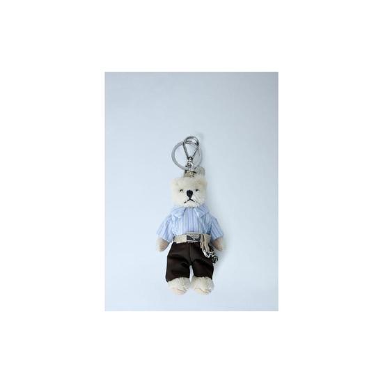 남성 Teddy Bear Keyring pra0164045wht