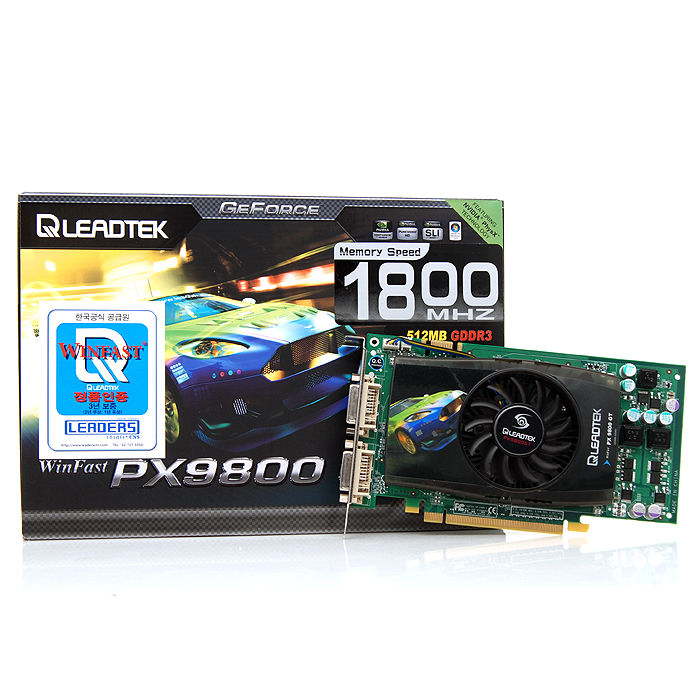 지포스 9800GT FANSINK D3 512MB 리더스시스템즈