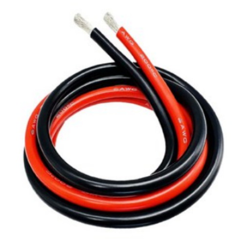 세인테크 실리콘 케이블 전선 2AWG (5m)_이미지