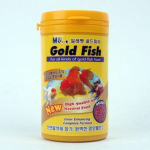 원주한강수족관/밀레펫 골드피쉬 100ml/35g/금붕어사료/관상어먹이/영양사료