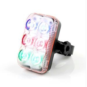 라이트컴 Coms 안전한 라이딩 자전거 안전 점멸기 6LED