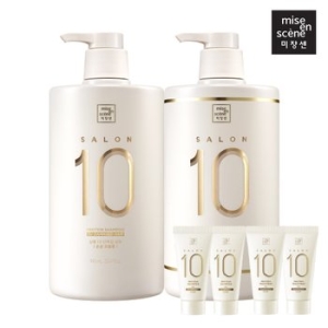 살롱 10 단백질 샴푸 손상 990ml + 단백질 에센스팩 손상 990ml