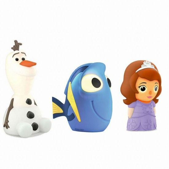 필립스 LED 디즈니 소프트팔 올라프+도리+소피아 취침등 세트