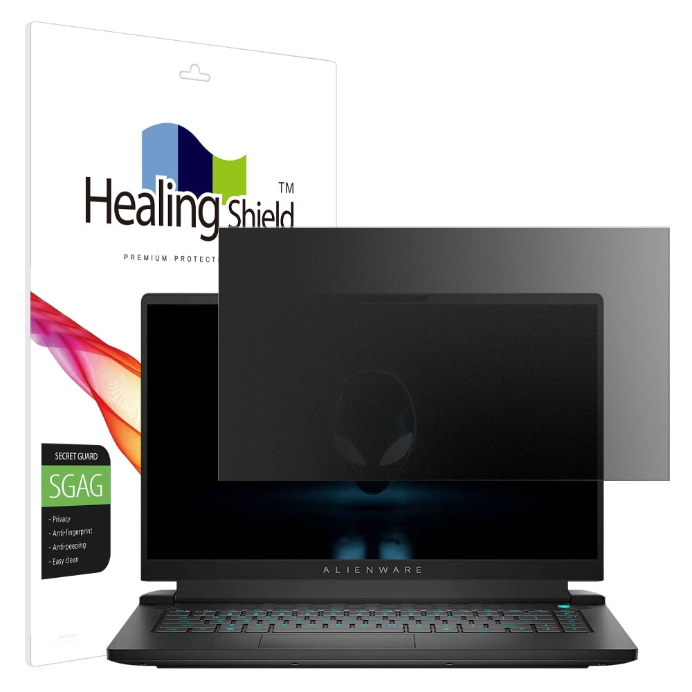 델 에일리언웨어 M15 R7 프라이버시 저반사 사생활 보호필름