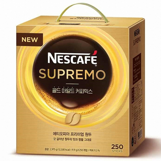 네슬레 네스카페 수프리모 골드 마일드 커피믹스 250T (1개)