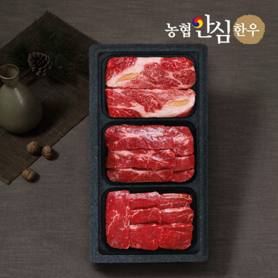 농협안심한우 1등급 감사로스세트 1.2kg (1개)_이미지