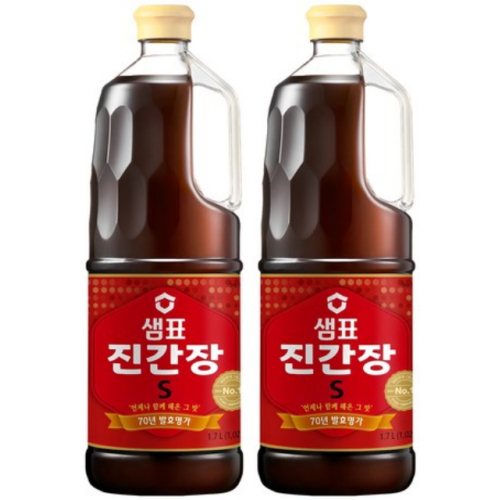 샘표식품 샘표 진간장 S 1.7L (2개)