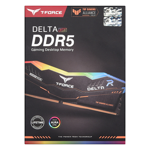 TeamGroup T-Force DDR5-5200 CL40 Delta TUF Gaming RGB ��Ű��