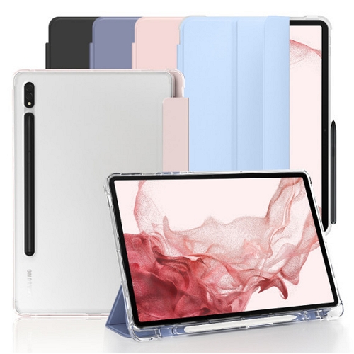 갤럭시탭S8 플러스 S펜 수납 퓨전쉴드 스마트 북커버 케이스