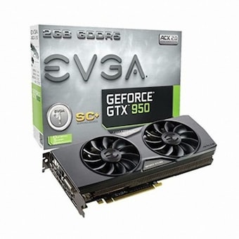 EVGA 지포스 <b>GTX950</b> 2GB SC+ GAMING Silent Cooling (해외구매)