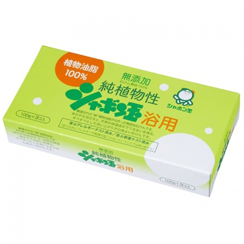샤본다마 순식물성비누 세트 100g 3개입