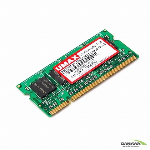 Umax 노트북 DDR2 512M PC2-4300 CL4 So-Dimm 드림웨어_이미지