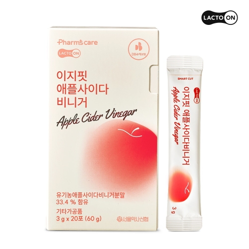 서울약사신협 락토온 이지핏 애플사이다비니거 3g 20포 (1개)_이미지