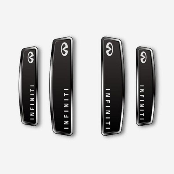 DXSOAUTO 블랙 쉴드 엠블럼 도어가드 (인피니티)_이미지