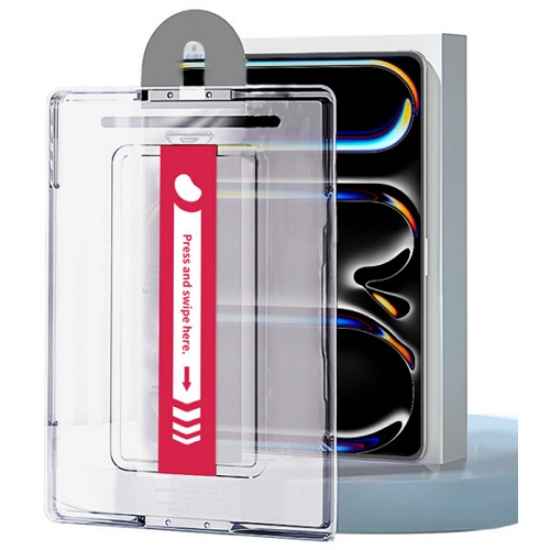 레드빈 iPad Air 11 M2 지문방지 강화유리 보호필름+원터치 가이드툴