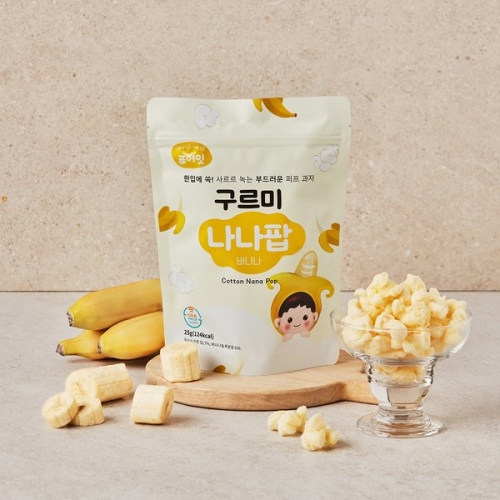 퓨어잇 구르미 나나팝 바나나 25g